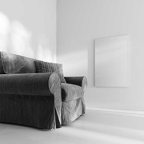 infrared-heater-wall Infrared heater mounted on the wall.